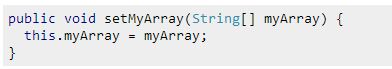 Array Stored Directly - Considered as Security Violation