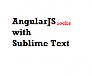 angularjs sublime text editor