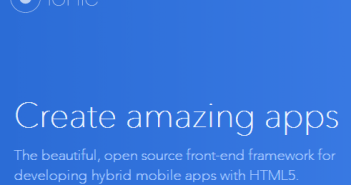 Ionic Framework Hello World – Code Example ionic framework