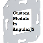 angularjs custom module