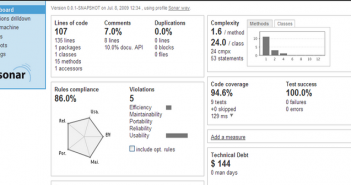 How to use Sonar Dashboard to Report on Software Code Quality