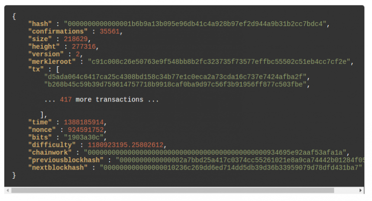 bitcoin blockchain data format