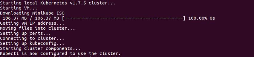 Starting Kubernetes Cluster