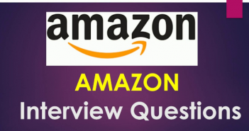 Amazon Machine Learning Interview Questions Set 1 amazon interview questions