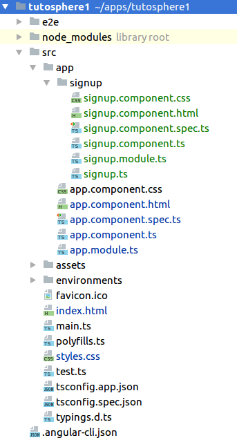 Sample Feature Module in Angular