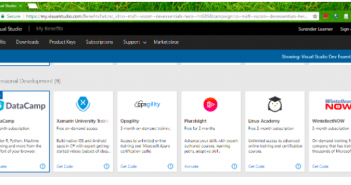 Visual Studio Dev Essentials for Free Access to Online Training Portals Visual Studio Portal Access