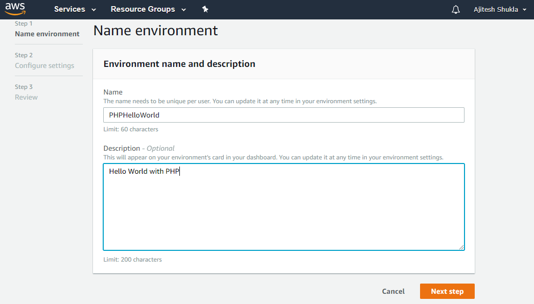 Configure AWS Cloud9 Environment