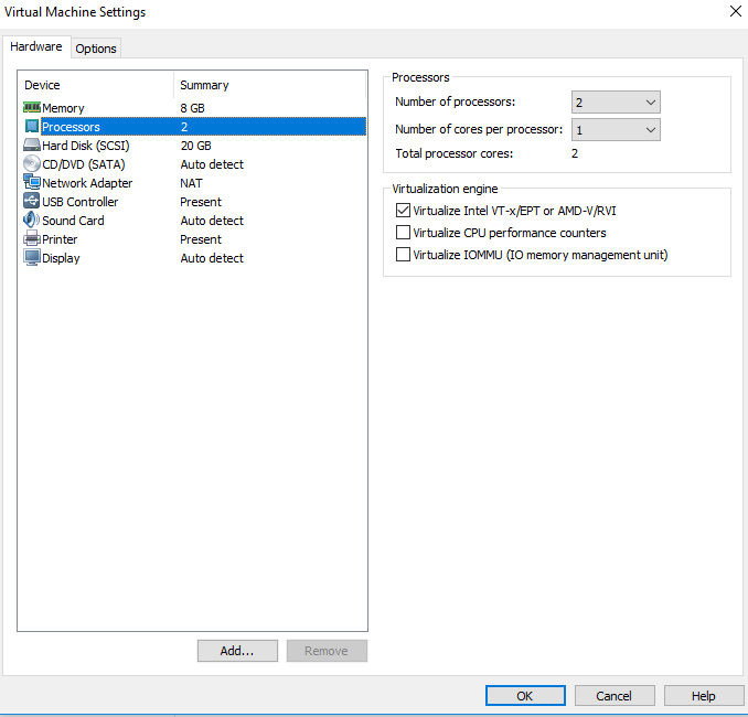 Enable Virtualization on Ubuntu VM