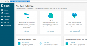 kibana dashboard - Kibana setup