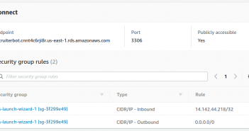 AWS Error 2003 – Can’t Connect to RDS MySQL Server rds mysql database page