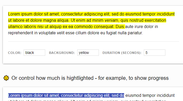 LuminJS How To Highlight Text In HTML Pages Analytics Yogi