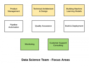 Roles and responsibilities of data science team