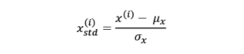 Standardization formula