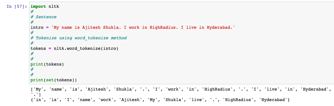 NLTK Hello World Python Example - Analytics Yogi