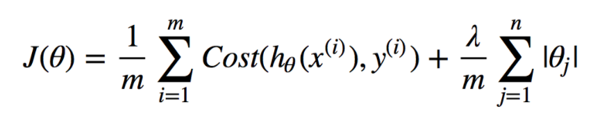 Lasso Regression Loss Function