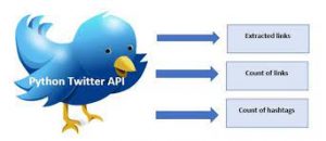 Twitter data mining with Python Twitter API