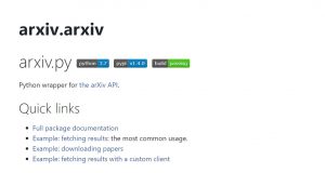 python arxiv library