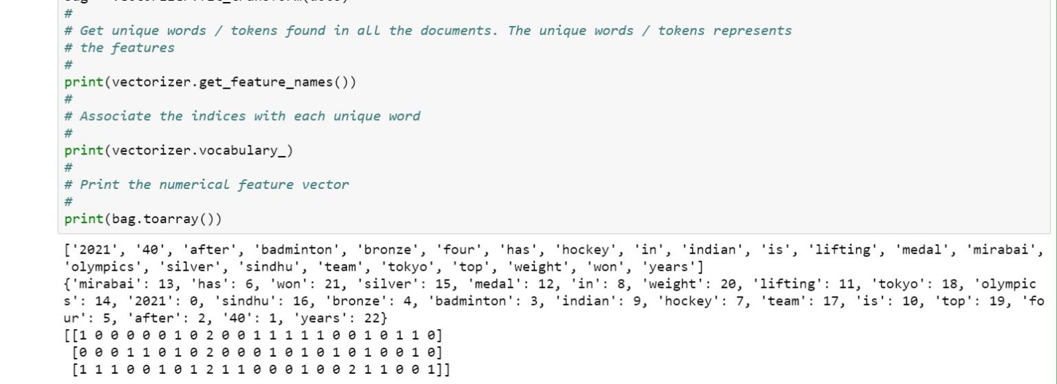 Bag of Words in NLP & Machine Learning Examples