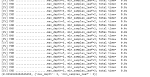 decision tree grid search hyperparameter tuning example