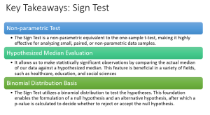 Sign test hypothesis concepts examples